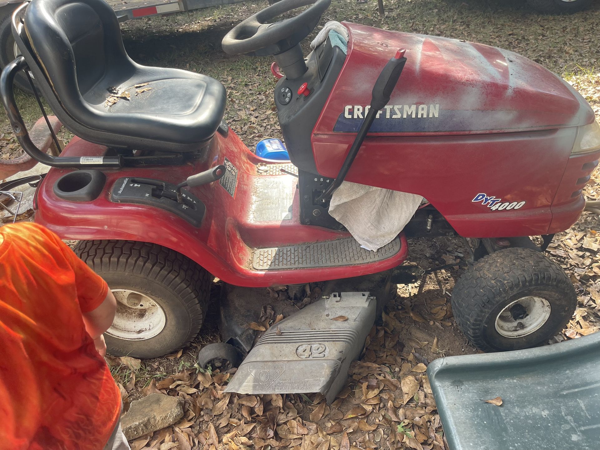 Craftsman DYT 4000 LT (deck Won’t Engage) $300 OBO