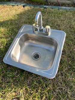 Stainless Steel Utility/Bar Sink with Faucet