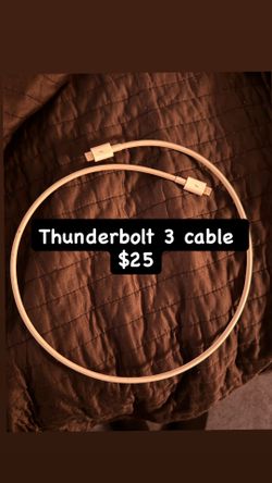 Thunderbolt 3 cable