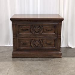 Hickory Manufacturing Co. Brown Wood Two-Drawer Nightstand