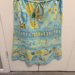Banana Republic Tropical Skirt SZ 4