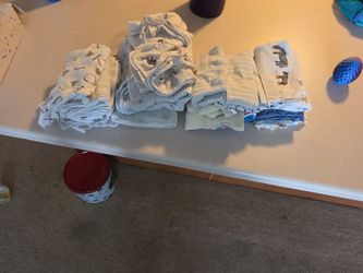 Burp rags+a few swaddles (please read description)