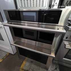 30" JENN AIR MICROWAVE OVEN COMBO STAINLESS STEEL