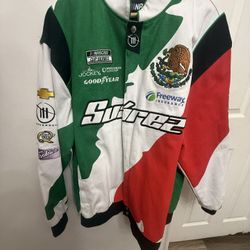NASCAR Daniel Suarez Mexican NASCAR Driver Jacket 2XL XXL All Stitched 
