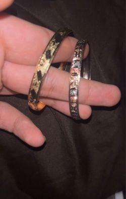 Gold bangles tri color 10k/14k