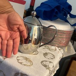 Stainless Steel Tea Pot W/ Infuser