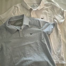 Boys Size 7, vineyard Vines Collar Shirts 