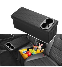 Car Backseat Organizer with Cup Holders for Kia Telluride 2020-26