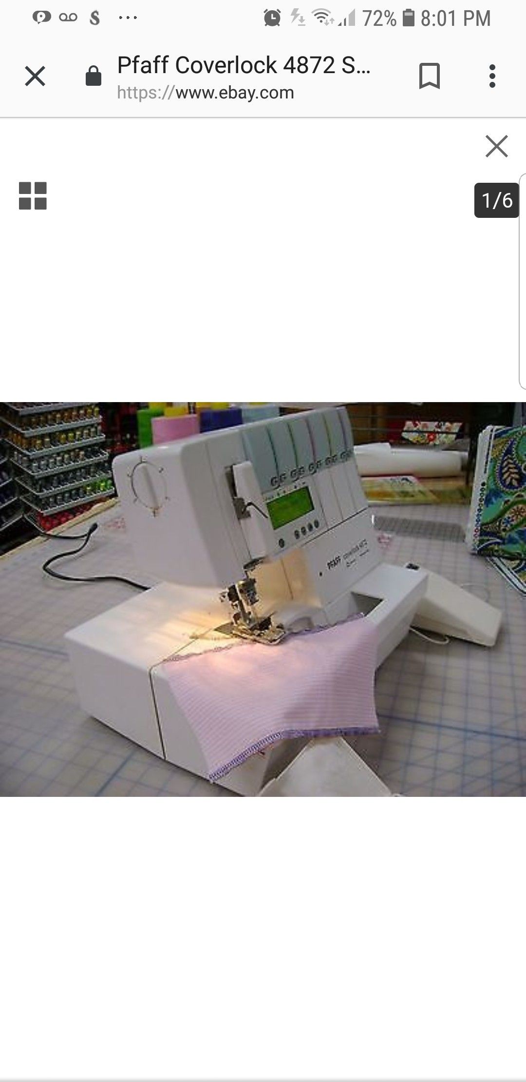Pfaff Coverlock 4872 Sewing Machine for Sale in Auburn, WA OfferUp