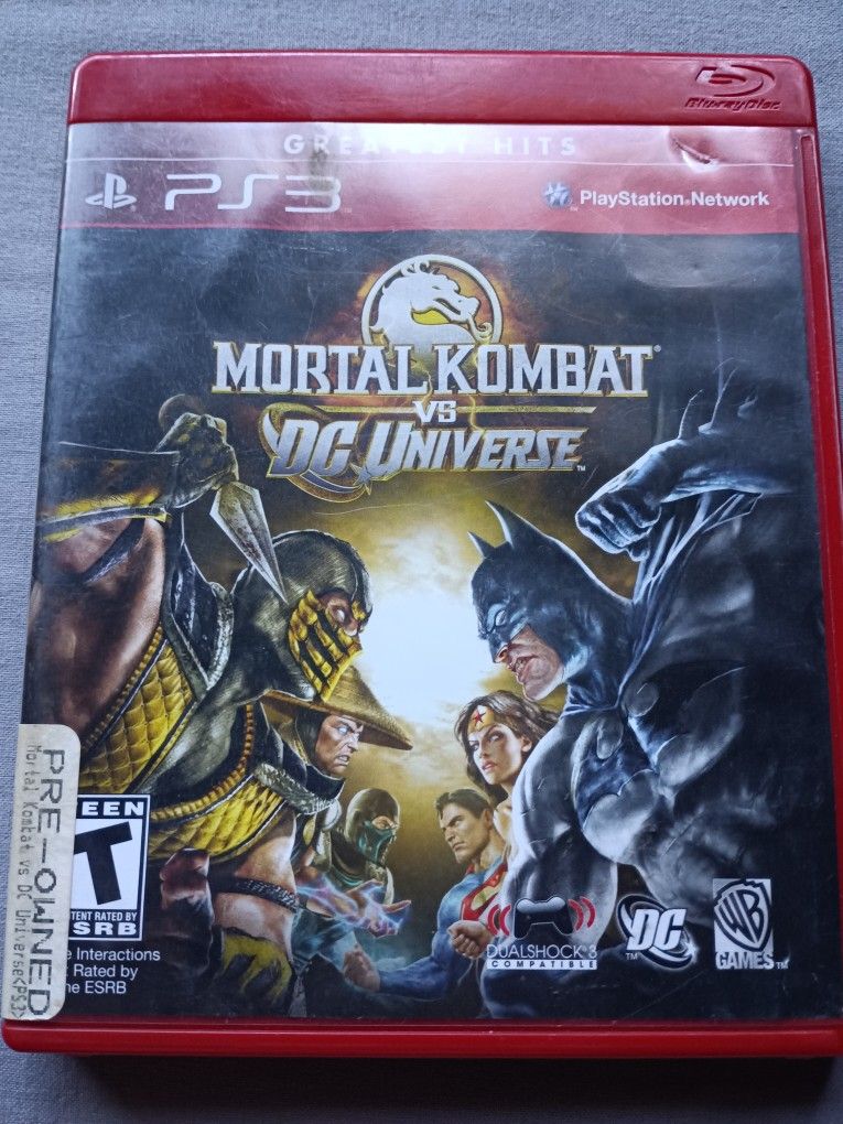 Mortal Kombat Vs DC Universe Ps3