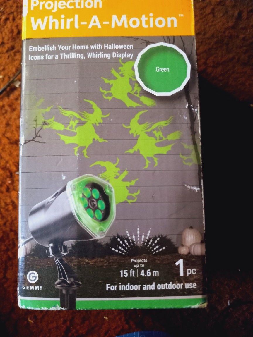 LightShow "Halloween" Projector Whirl-Motion