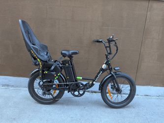 Isinwheel U7 E-Bike with child seat