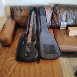 LTD F-204 Bass Guitar Plus Case