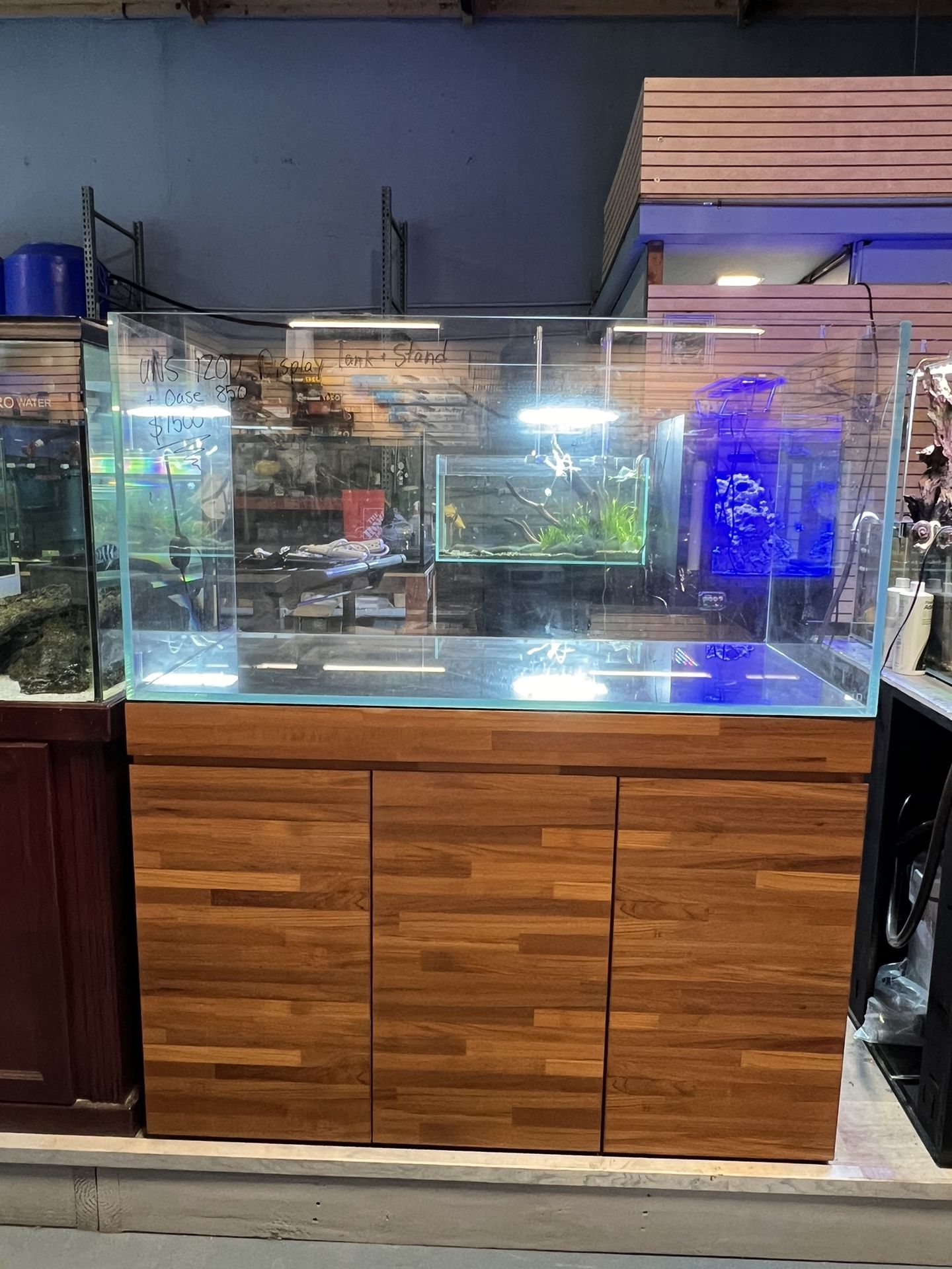 UNS 120U Tank + Stand + Filter Combo