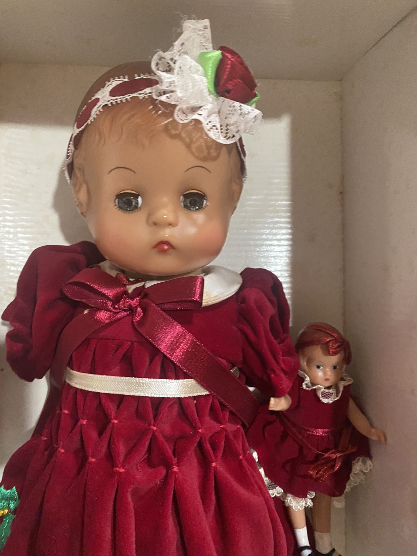 Effanbee Patsy Joan Doll 1997 Replica in Christmas Dress with Doll, Box &  Certif for Sale in South Setauket, NY - OfferUp