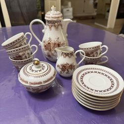 Vintage Fine China Porcelain Tea Coffee Set