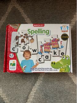 Match It: Spelling Puzzle Ages:3-7