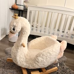 Rocking White Swan for toddlers