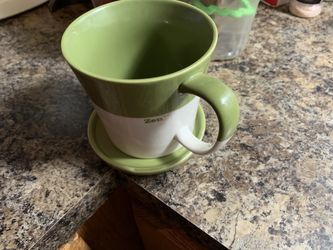 Starbucks Tazo cup With Coaster lid