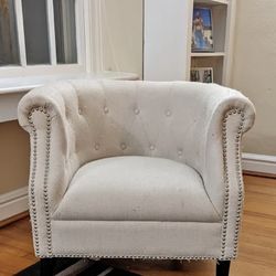 Studded Accent Chair 