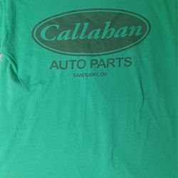 Men's Size Medium Callahan Auto Parts Black Sheep Chris Farley Sandusky Shirt 
