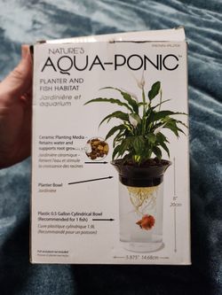 Aqu-Ponic brand symbiotic planter/fish habitat