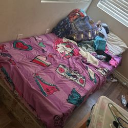Twin Bed Mattress, Boxspring, And Rails Kids Clothes From 10 To 13 Years Old Kids Backpacks Princess Dresses