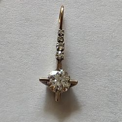 14k Gold Cross with 0.7ct Diamond 💎 and 14k Gold Chain
