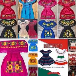 Girls Mexican Dresses - Variedad de Vestidos Para Niñas