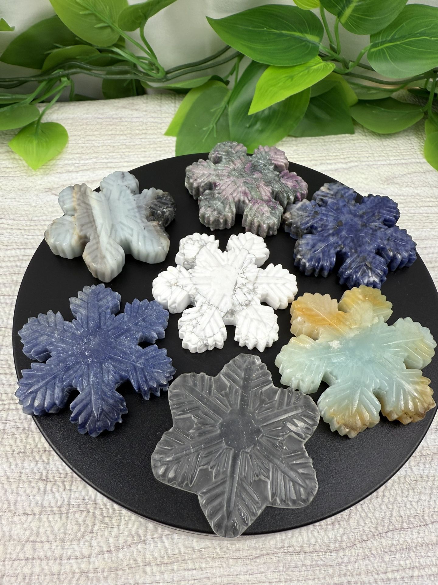 Crystal Snowflakes Carvings
