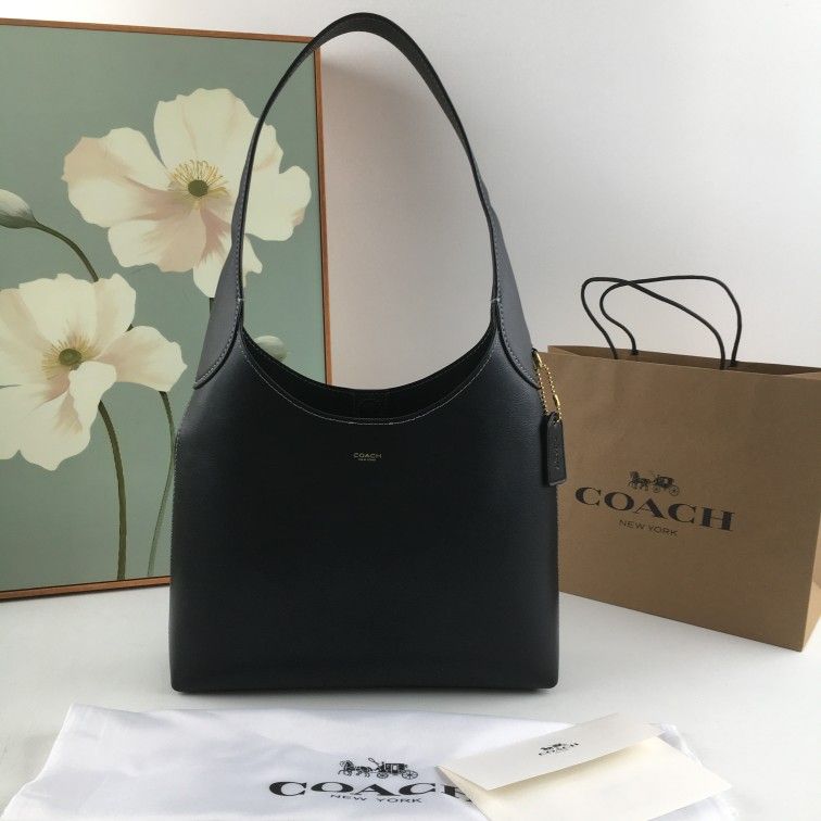 COACH Brooklyn Tote Bag CU068 Black