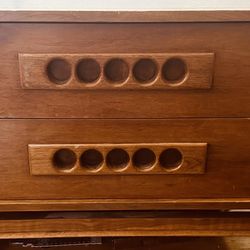 Mahogany 2 draw dresser