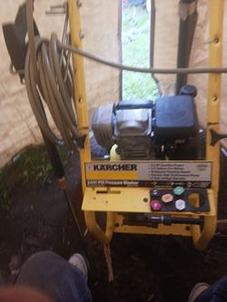 Great running Karcher pressure washers