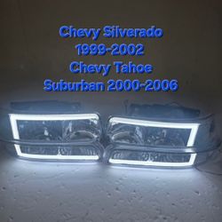Chevy Silverado 1999-2002 Headlights 