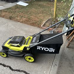 Lawnmower, Ryobi electric