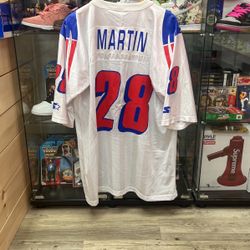 Vintage New England Patriots Starter Brand Curtis Martin Jersey New With Tags 