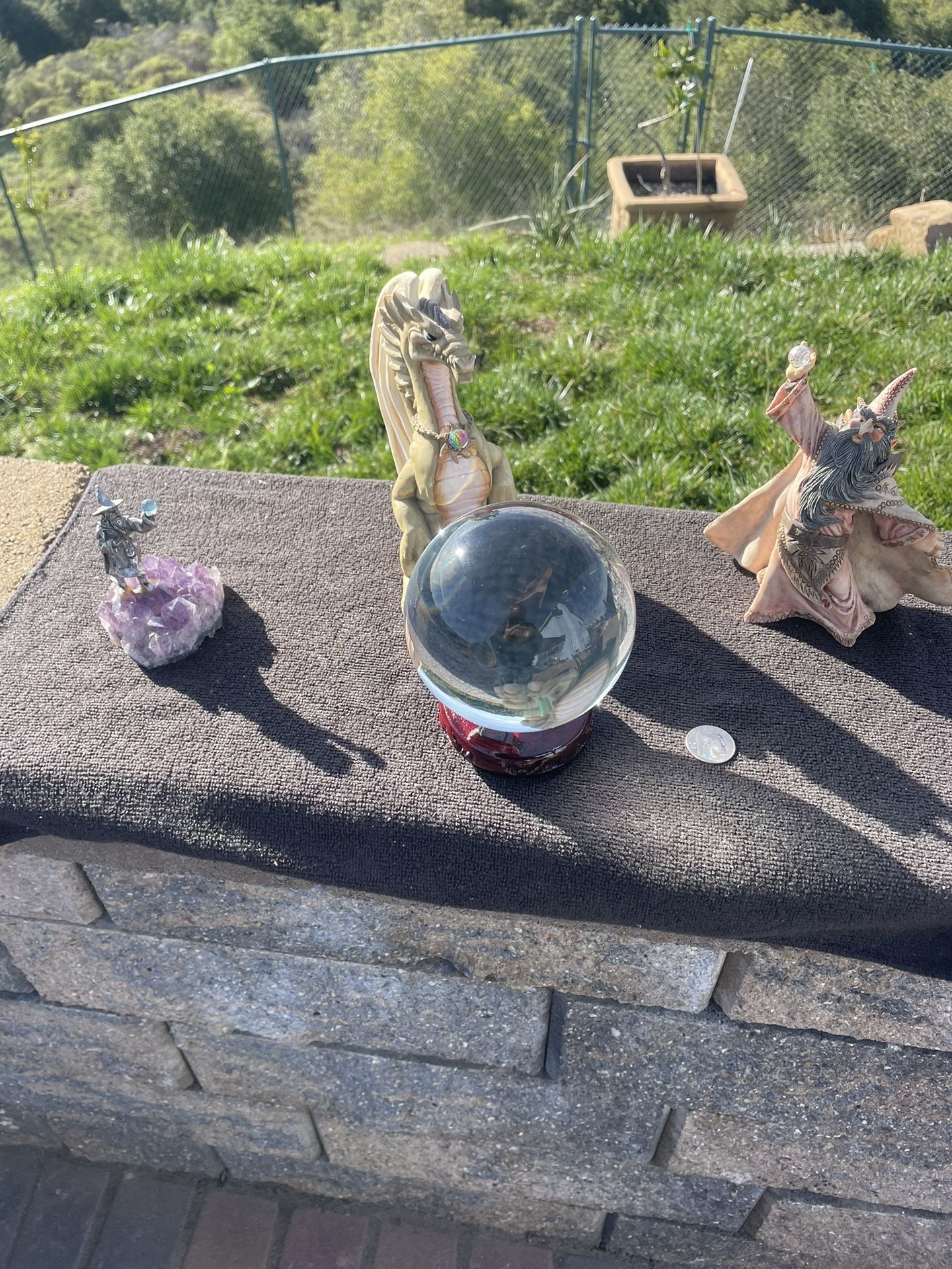 Wizards, Dragon And Crystal Ball