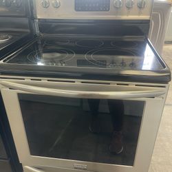 Frigidaire Glass Stove Stainless Steel 
