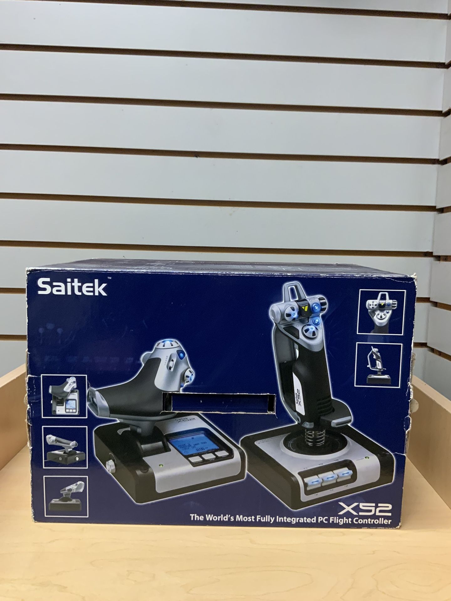 Saitek X52 Flight Control System USB Stick And Throttle Set PS28 
