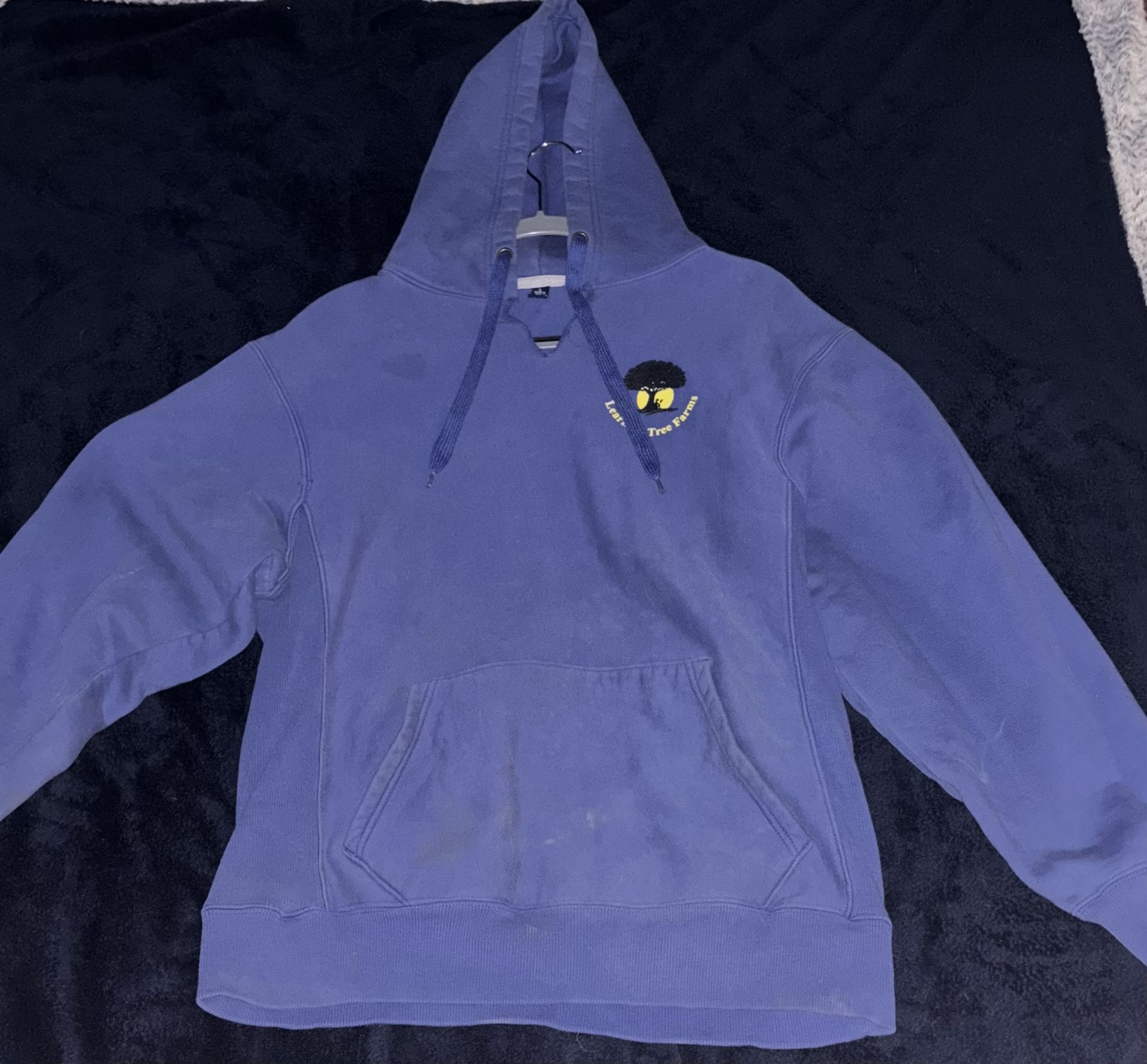 Learning Tree Farms Thick Hooded Sweatshirt (Men’s Size Large) 