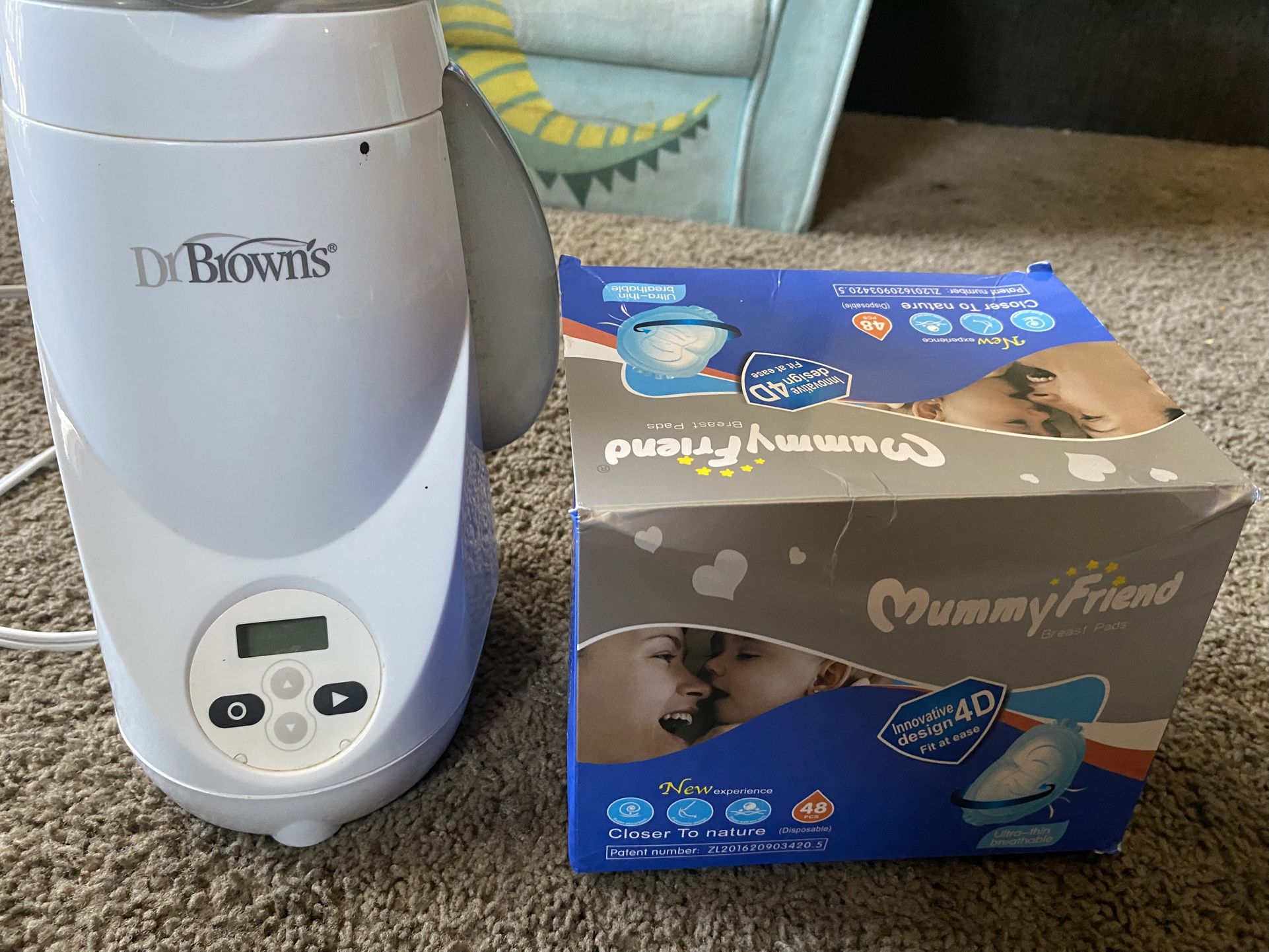 Bottle Warmer And Nursing Pads
