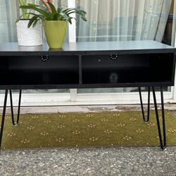 Wire Legged Black Media Console / TV Stand 