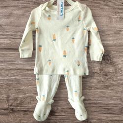 Carters 9 month 2 Piece Easter Bunny Outfit NWT