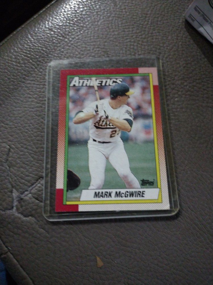 Mark McGwire Rookie Baseball Card