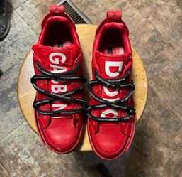 D&G vibrant red men’s sneakers *Authentic*