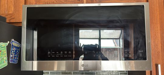 50% off Brand New LG Over-the-Range Microwave with Built-In Vent Hood – Never Used