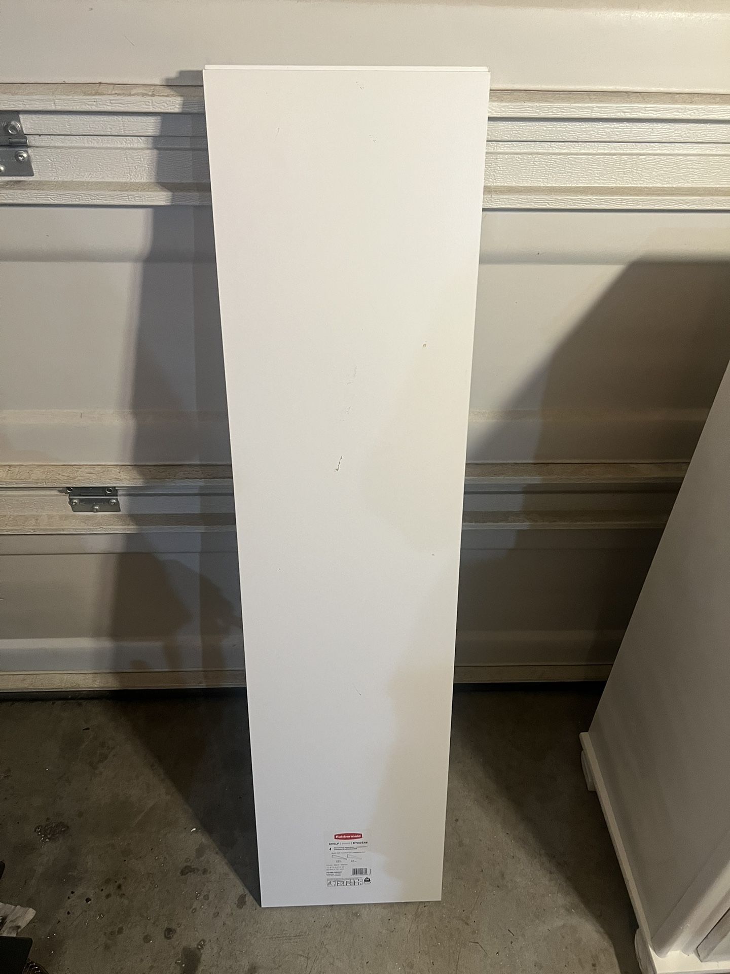 2 White Wall Shelves