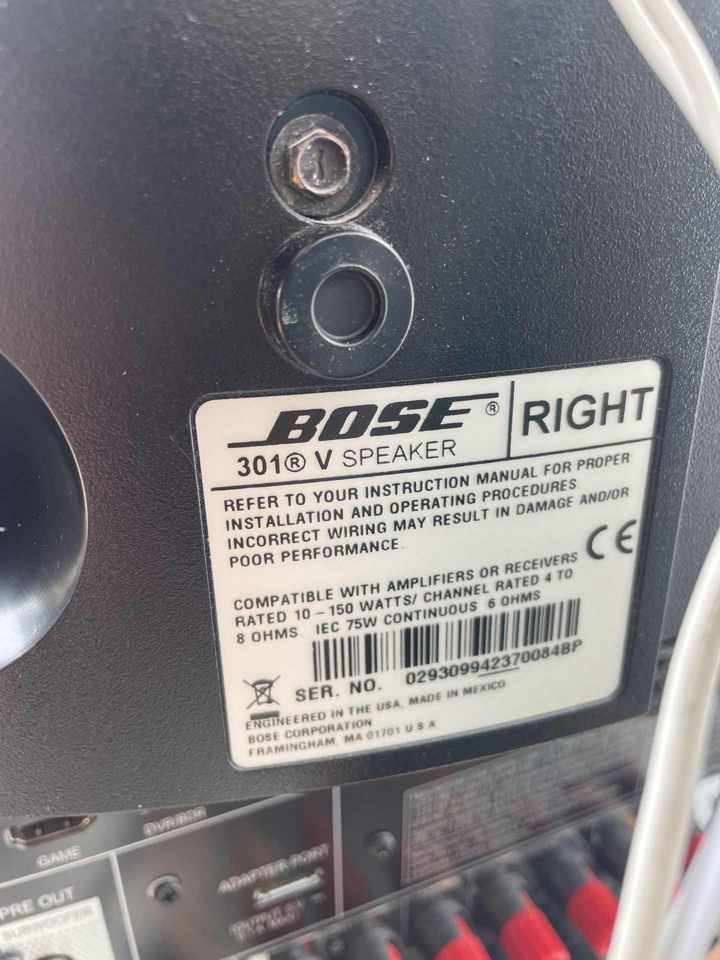 Bose 301 V Speaker Set