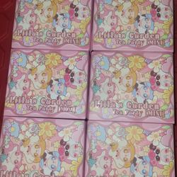 Liila's Garden Tea Party Mini Bind Boxes Lot Of 6