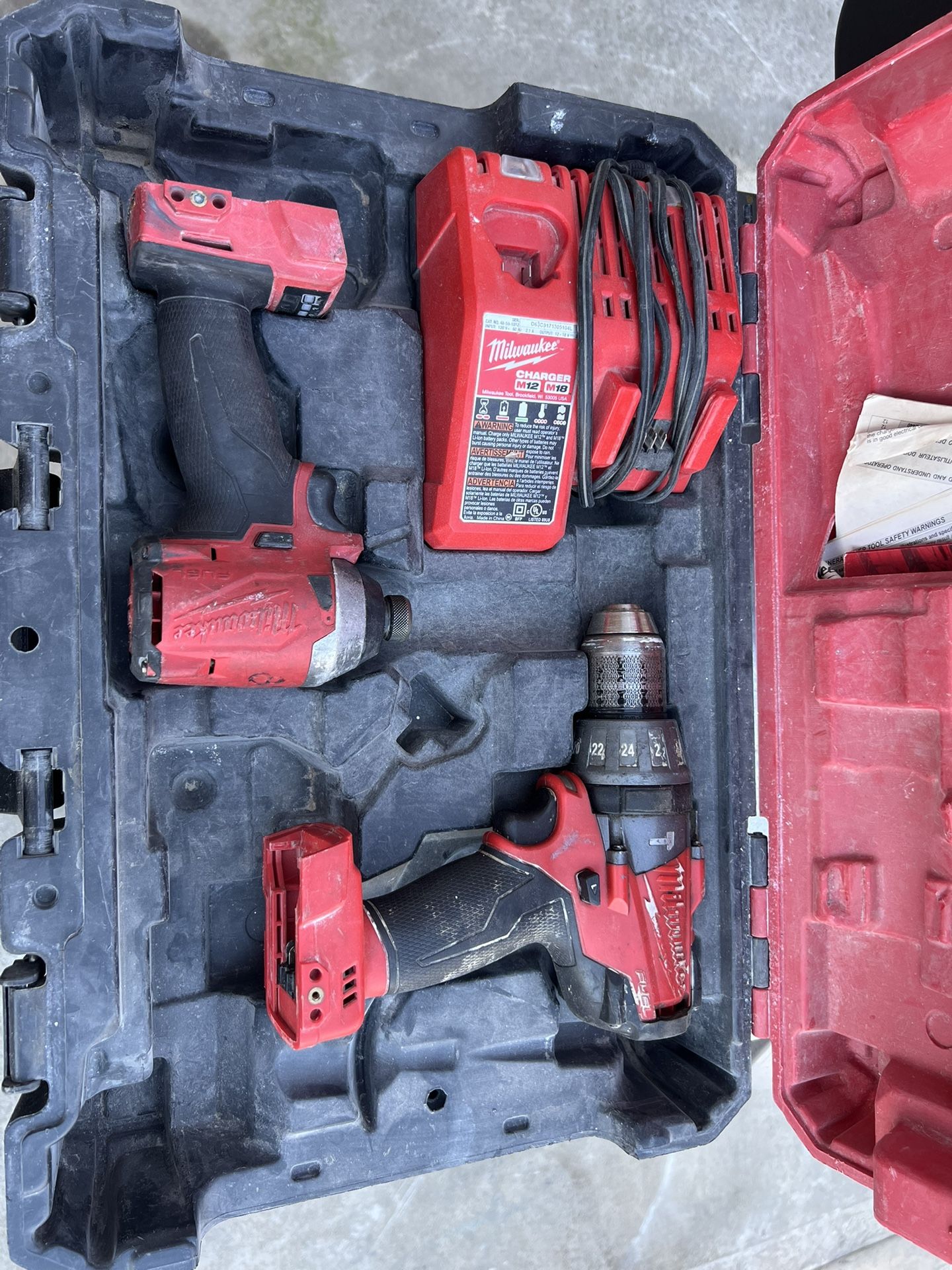 Milwaukee Fuel  Drill Set